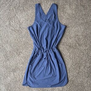 Patagonia fleetwith athletic dress in blue women’s small